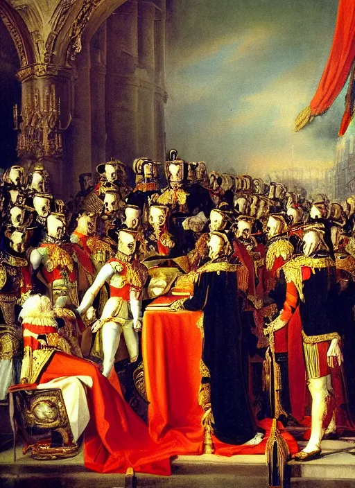 Image similar to the coronation of napoleon painting