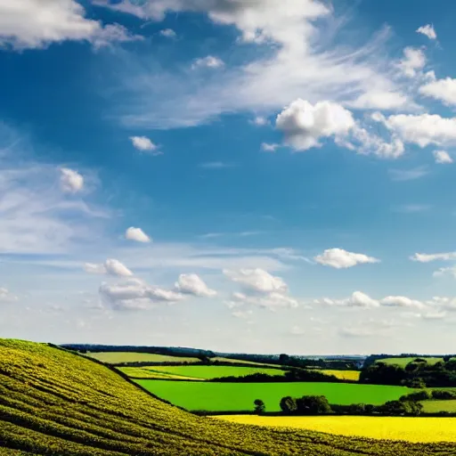 Image similar to English countryside in mid summer.