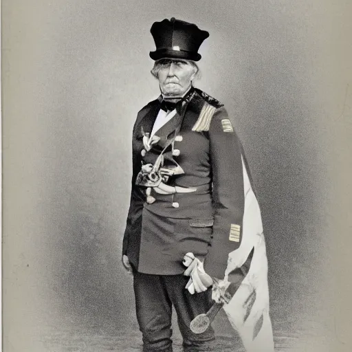 Image similar to trump as a decorated civil war general, portrait