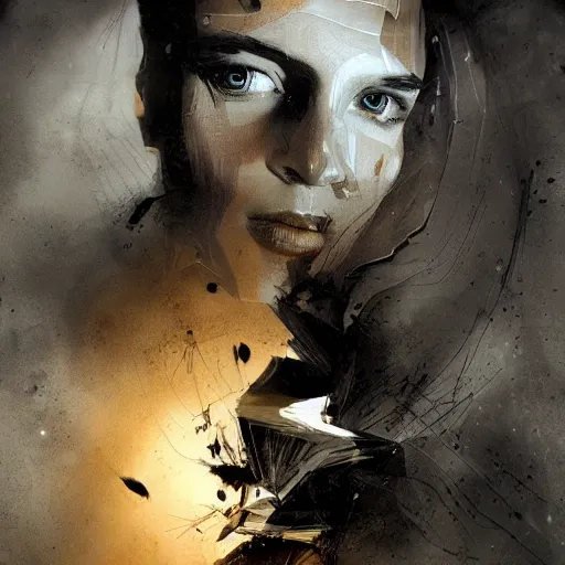 Image similar to no fears, okay one fear, highly-detailed, elegant, dramatic lighting, artstation, 4k, cinematic landscape by Dave McKean