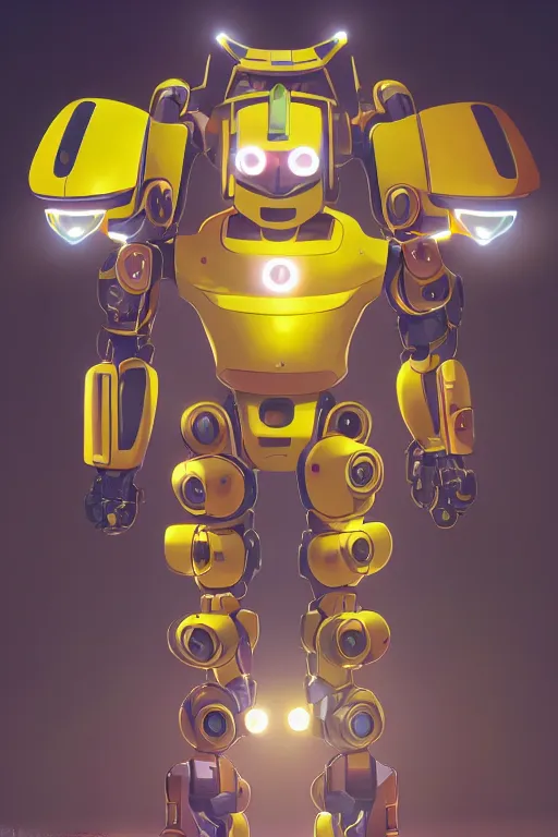 Image similar to metabots medabots medarotto medarot robot minimalist comics helmet mask neon cybereye, behance hd by jesper ejsing, by rhads, makoto shinkai and lois van baarle, ilya kuvshinov, rossdraws global illumination ray tracing hdr radiating a glowing aura