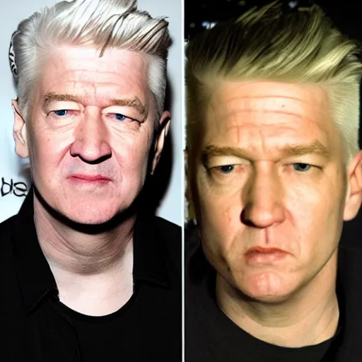 Prompt: david lynch as eminem