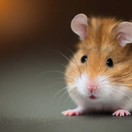 Prompt: a very tiny dwarf hamster eating a tiny screaming little child, realistic, depth of field, bokeh blur, studio lighting, detailed, 4 k ultra hd