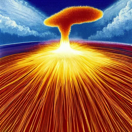 Image similar to spaghetti nuclear explosion