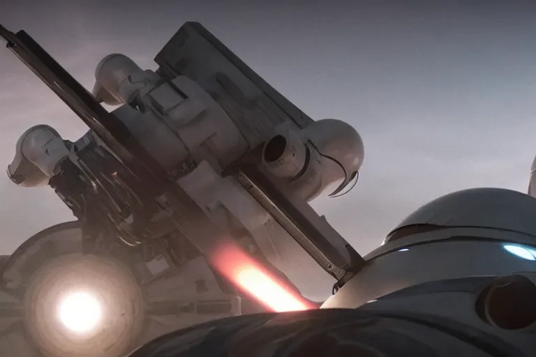 Image similar to vfx movie futuristic sci - fi action scene closeup spacex jedi lit by lightsabers in the dark by emmanuel lubezki