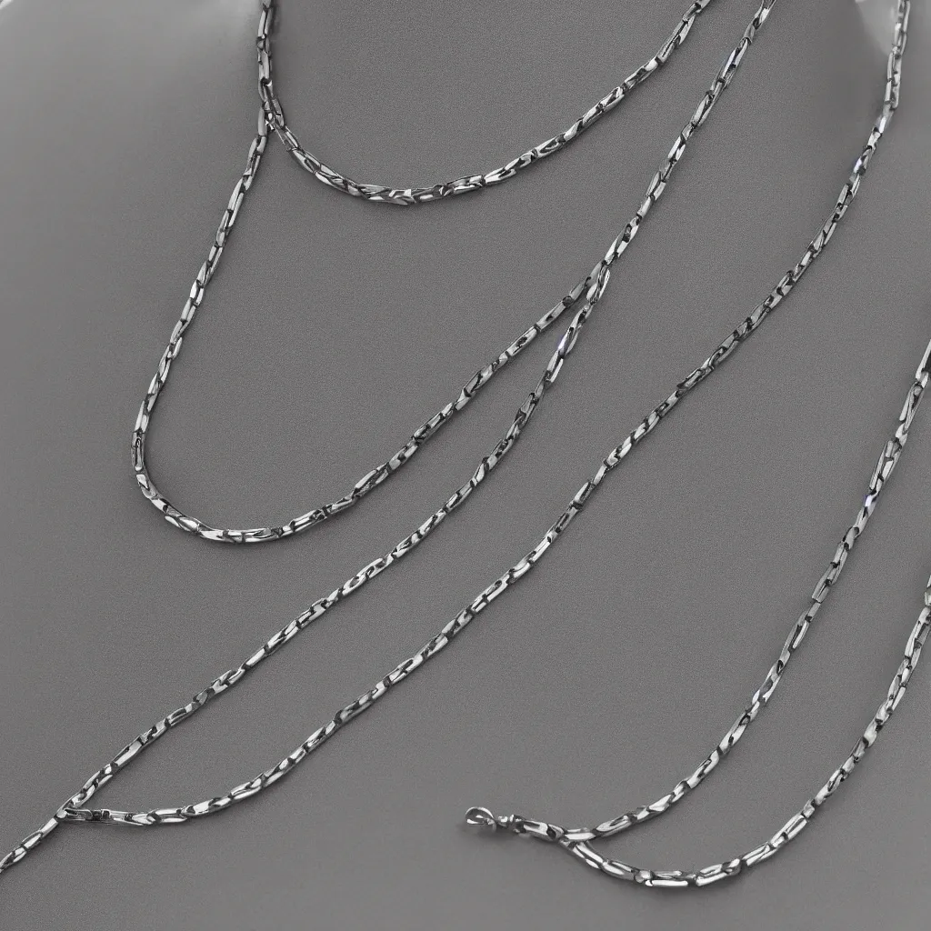 Image similar to chrome effect metallic metal chain