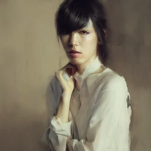 Image similar to portrait by ruan jia