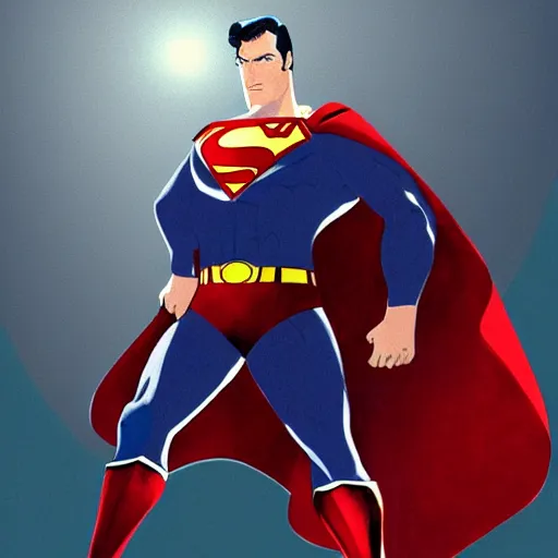 Image similar to concept art superman