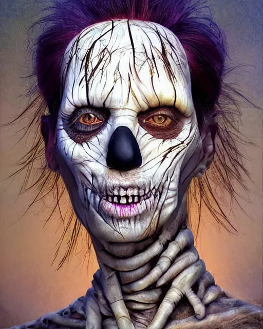 Prompt: halloween mummy theme surrealist art in the styles of igor morski, jim warren, and a tim burton film, intricate, hyperrealistic, accurate facial details, profile picture with chromakey!!! background, volumetric lighting