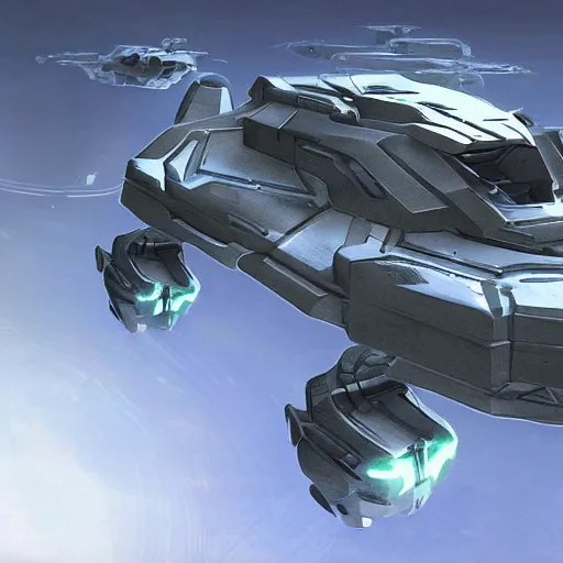 Image similar to concept art blueprint halo new antigravity hover vehicles