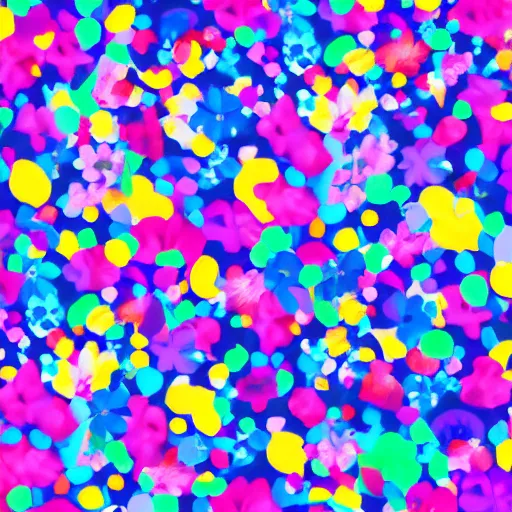 Image similar to spaciously scattered multi colored flower petals flowing through the air from left to right on a clean background