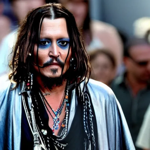 Image similar to Johnny Depp as Jesus Christ