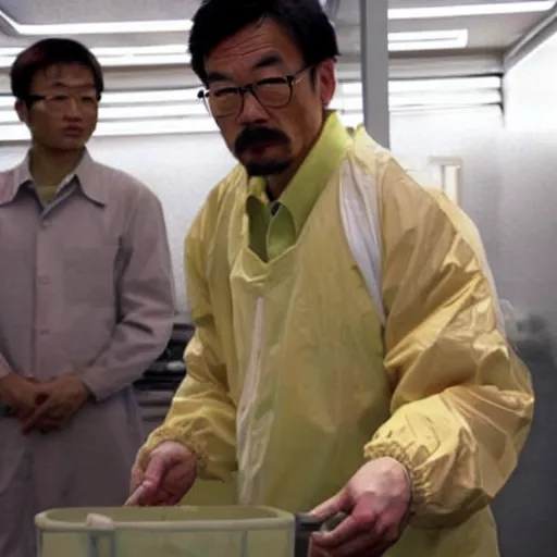 Image similar to asian Walter White