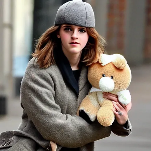 Image similar to cuddly toy of Emma Watson