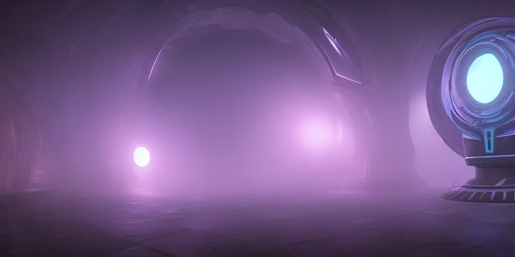 Prompt: glowing circular alien portal, unreal engine, ultra high definition, ultra detailed, symmetrical, mist, by beeple, stuz 0 r