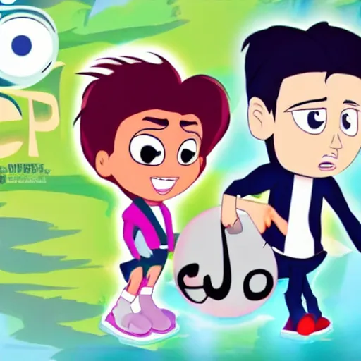 Prompt: coo and justy new animated series