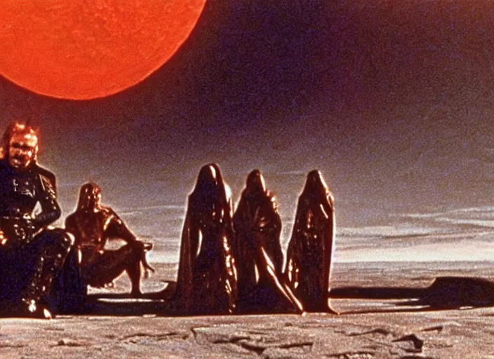 Image similar to scene from the 1 9 7 4 science fiction film dune