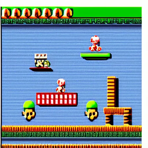 Image similar to Super Mario Bros. 77 instruction manual