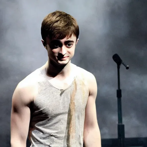 Prompt: daniel radcliffe as hedwig