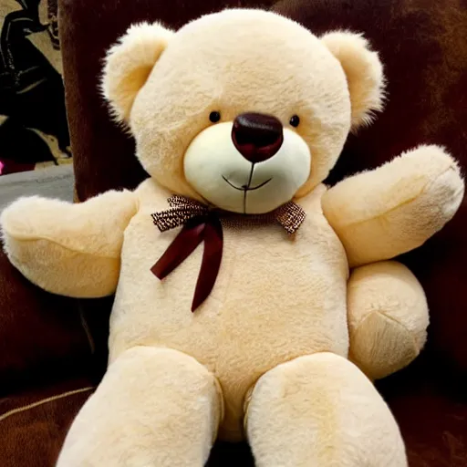 Image similar to hideous disgusting teddy bear