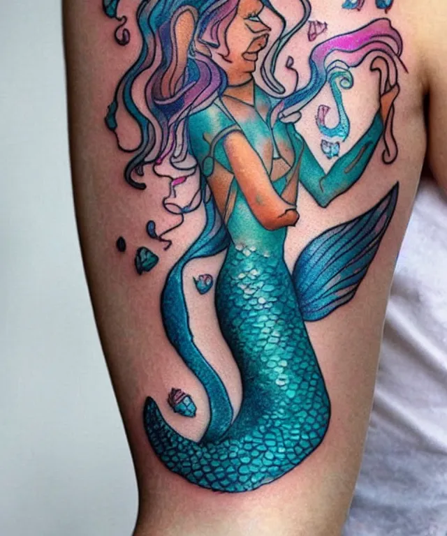 Image similar to mermaid tattoo