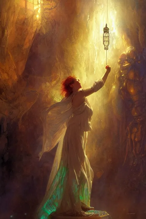 Prompt: amanda palmer as doctor who, radiant light, caustics, heroic, bright iridescent light, by gaston bussiere, bayard wu, greg rutkowski, maxim verehin bloom dramatic lighting