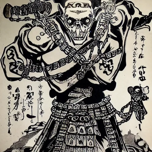 Image similar to Samurai chains ink undead