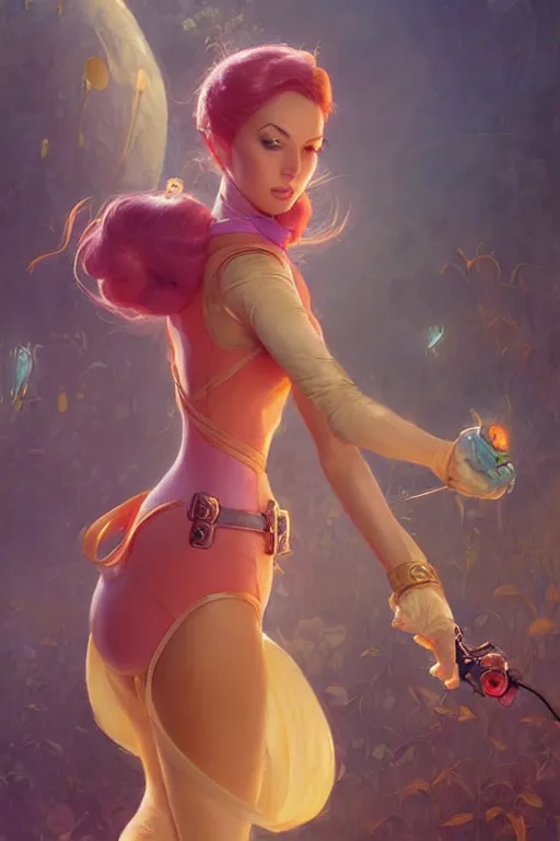 Prompt: aeon flux as princess peach picture by Greg Rutkowski, dynamic pose, matte painting, intricate, z brush, fantasy concept art, elegant, by Stanley Artgerm Lau, WLOP, golden ratio, thomas kindkade, alphonse mucha, loish, Peter chung, norman Rockwell,