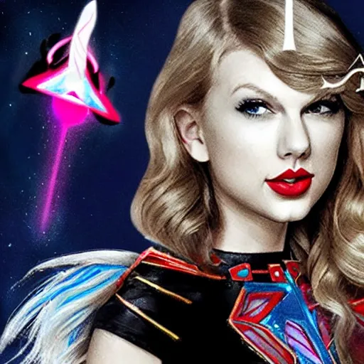 Image similar to Taylor Swift as She-Ra