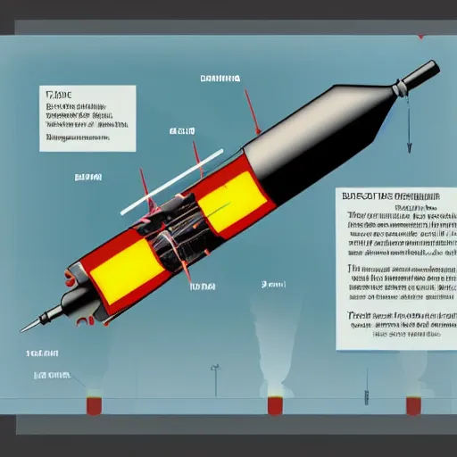 Image similar to schematic of a thermonuclear missile.