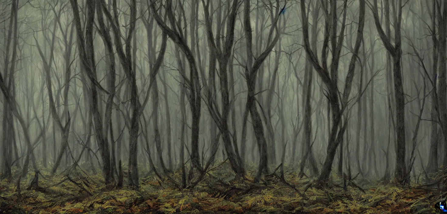 Prompt: dark forest by horsley ralph