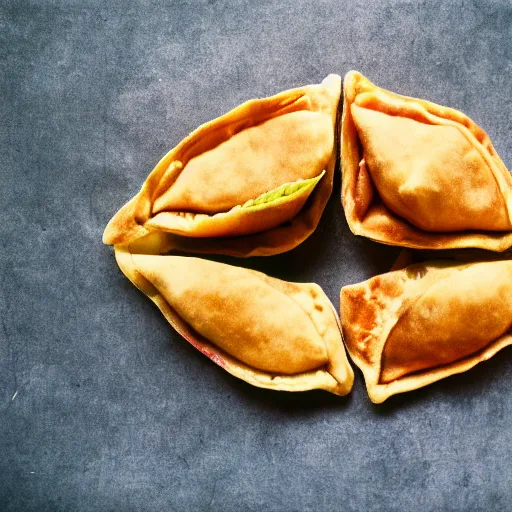 Prompt: Football shaped samosa, 8k 35mm film look