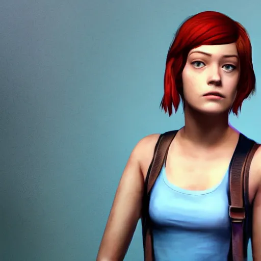 Image similar to Jane Levy as Chloe Price from Life Is Strange, realsitic, 8k