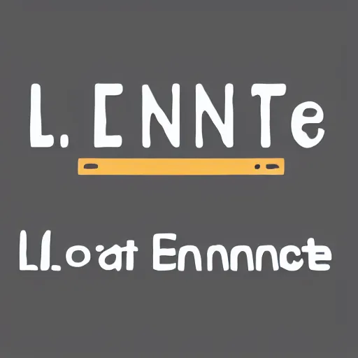 Prompt: logo of a fictional company L'Enfante