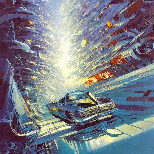 Image similar to art by john berkey, rob gonsalves and tim white