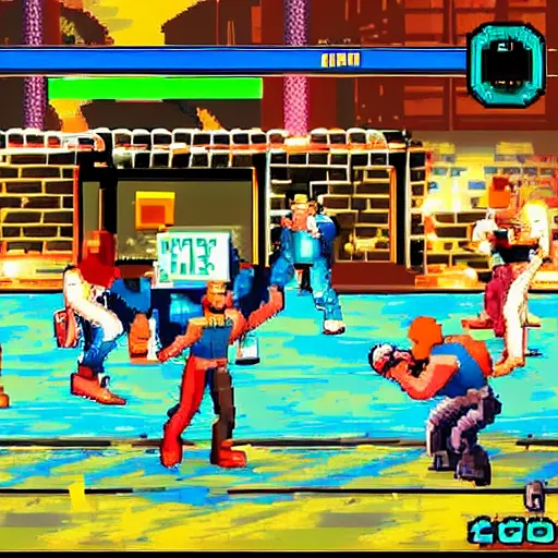 Art of Fighting [Arcade] Gameplay até zerar! 