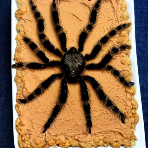 Prompt: tarantula pie