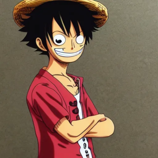 Prompt: luffy from one piece as a real human, photorealistic, posing shot