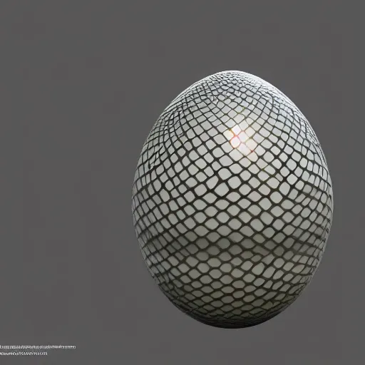 Prompt: translucent dragon scale egg, photorealistic, symmetrical, unreal engine, 4k