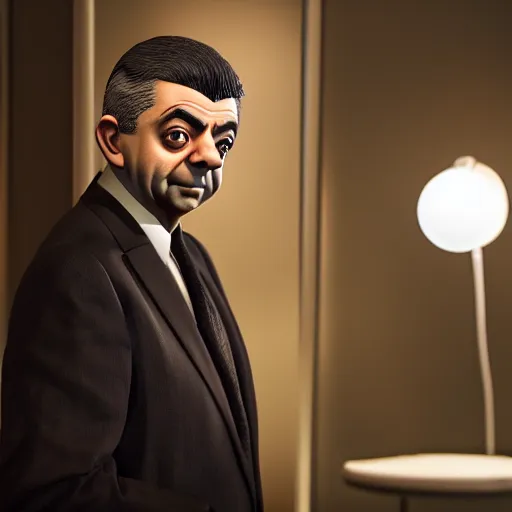 Image similar to rowan atkinson in xcom, highly detailed, extremely high quality, hd, 4 k, 8 k, professional photographer, 4 0 mp, lifelike, top - rated, award winning, realistic, detailed lighting, detailed shadows, sharp, no blur, edited, corrected, trending