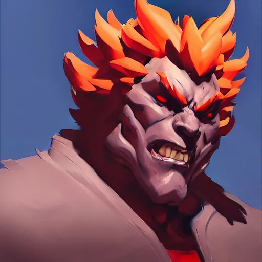 ArtStation - Street Fighter 5 Akuma