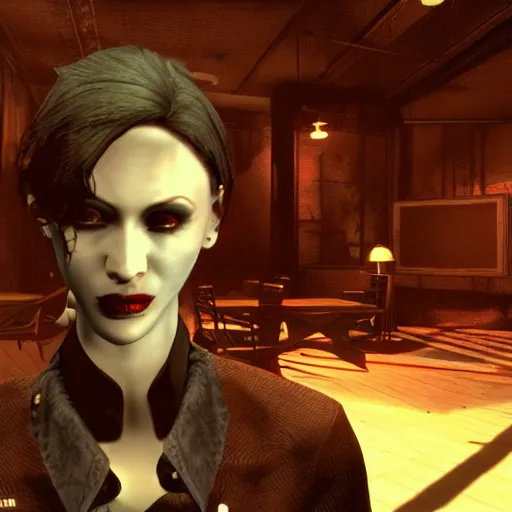 Image similar to alba, vampire the masquerade bloodlines, troika games, vtmb, vtm