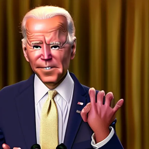 Image similar to Joe Biden as a Muppet 4k