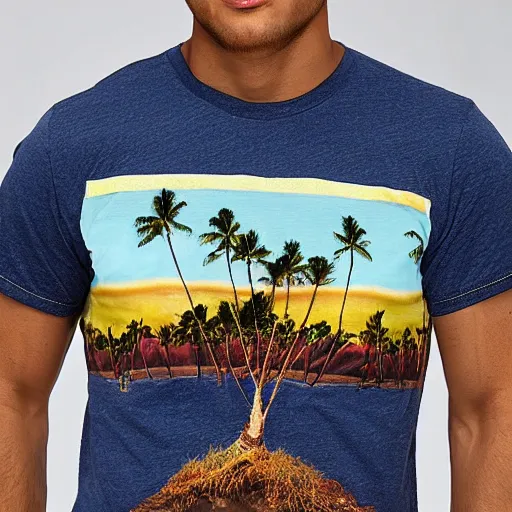 Image similar to hawaiian t - shirt design for men