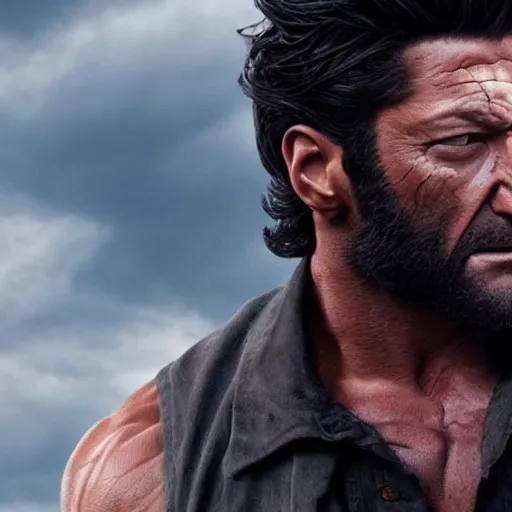 Image similar to Joe bernthal as wolverine 4K quality Super Realistic