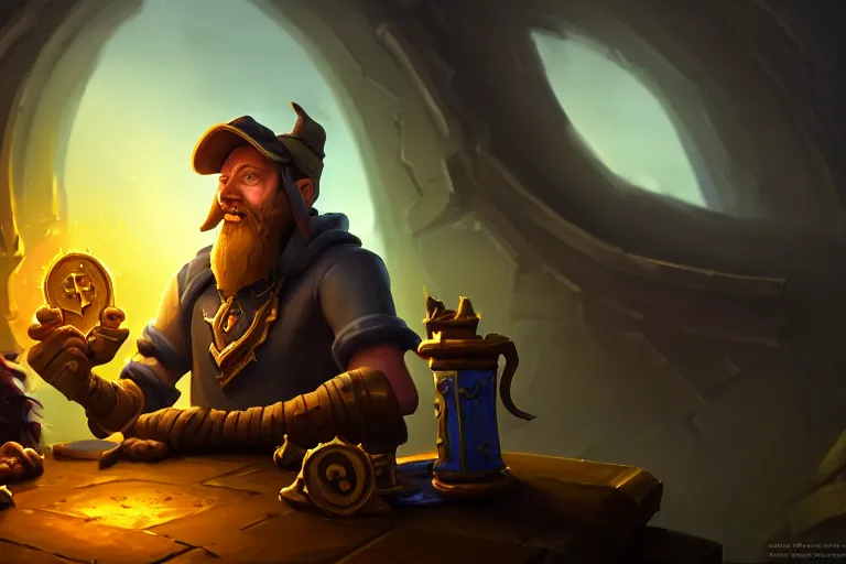 Image similar to [ important ] highly detailed portrait of bob from runescape [ / important ], hearthstone splash art, deiv calviz, splash art, natural light, elegant, intricate, fantasy, atmospheric lighting, by greg rutkowski, hearthstone splash art, hd wallpaper, ultra high details, cinematic composition, professional master piece made in one year