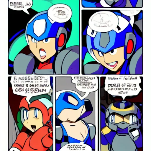 Image similar to Megaman saying no bitches