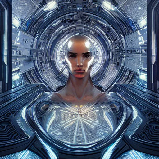 Image similar to flat scifi texture pattern, repeatable, symmetrical, center punched, Archviz, elegant, intricate, digital painting, artstation, concept art, smooth, sharp focus, illustration, art by artgerm and greg rutkowski and alphonse mucha