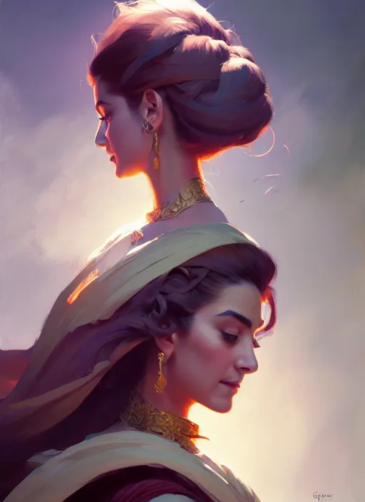 Prompt: side portrait, maya ali, wind sorcerer, gloomhaven, organic painting, hard edges, luminescent, octane render, by greg manchess, huang guangjian, gil elvgren, sachin teng, greg rutkowski, jesper ejsing, rhads, ilya kuvshinov, cushart krenz