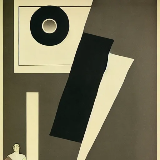 Image similar to lithography bauhaus conceptual figurative post - morden monumental portrait by goya and el lissitzky, illusion surreal art, highly conceptual figurative art, intricate detailed illustration, controversial poster art, polish poster art, geometrical drawings, no blur